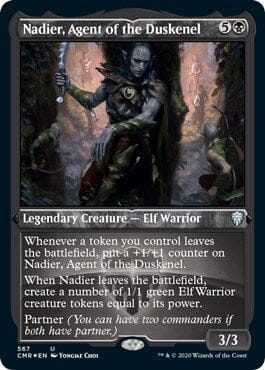 Nadier, Agent of the Duskenel (Foil Etched) [Commander Legends] MTG Single Magic: The Gathering  | Multizone: Comics And Games
