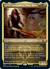 Jared Carthalion, True Heir (Foil Etched) [Commander Legends] MTG Single Magic: The Gathering  | Multizone: Comics And Games