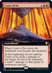 Court of Ire (Extended Art) [Commander Legends] MTG Single Magic: The Gathering  | Multizone: Comics And Games