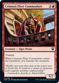 Crimson Fleet Commodore [Commander Legends] MTG Single Magic: The Gathering  | Multizone: Comics And Games