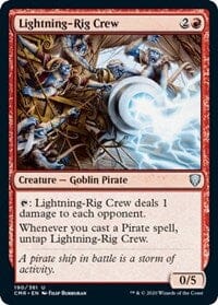 Lightning-Rig Crew [Commander Legends] MTG Single Magic: The Gathering  | Multizone: Comics And Games
