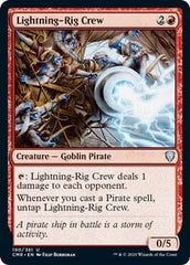 Lightning-Rig Crew [Commander Legends] MTG Single Magic: The Gathering  | Multizone: Comics And Games
