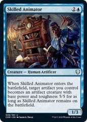 Skilled Animator [Commander Legends] MTG Single Magic: The Gathering  | Multizone: Comics And Games