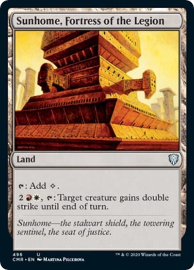 Sunhome, Fortress of the Legion [Commander Legends] MTG Single Magic: The Gathering  | Multizone: Comics And Games