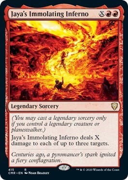 Jaya's Immolating Inferno [Commander Legends] MTG Single Magic: The Gathering  | Multizone: Comics And Games