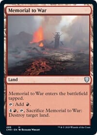 Memorial to War [Commander Legends] MTG Single Magic: The Gathering  | Multizone: Comics And Games