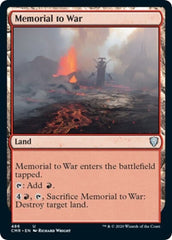 Memorial to War [Commander Legends] MTG Single Magic: The Gathering  | Multizone: Comics And Games