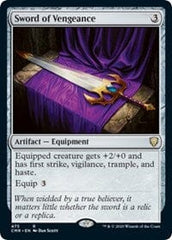 Sword of Vengeance [Commander Legends] MTG Single Magic: The Gathering  | Multizone: Comics And Games
