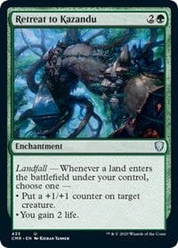 Retreat to Kazandu [Commander Legends] MTG Single Magic: The Gathering  | Multizone: Comics And Games