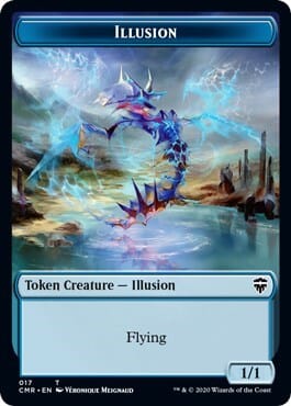Illusion // Saproling Double-sided Token [Commander Legends] MTG Single Magic: The Gathering  | Multizone: Comics And Games