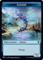 Illusion // Saproling Double-sided Token [Commander Legends] MTG Single Magic: The Gathering  | Multizone: Comics And Games