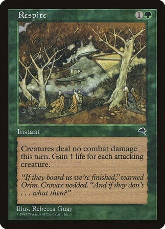 Respite [Tempest] MTG Single Magic: The Gathering  | Multizone: Comics And Games