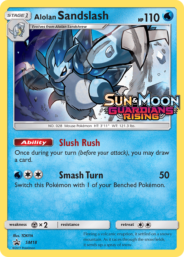 Alolan Sandslash (SM18) (Prerelease Promo) [Sun & Moon: Black Star Promos] Pokemon Single Pokémon  | Multizone: Comics And Games