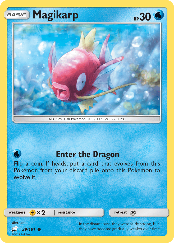 Magikarp (29/181) [Sun & Moon: Team Up] Pokemon Single Pokémon  | Multizone: Comics And Games