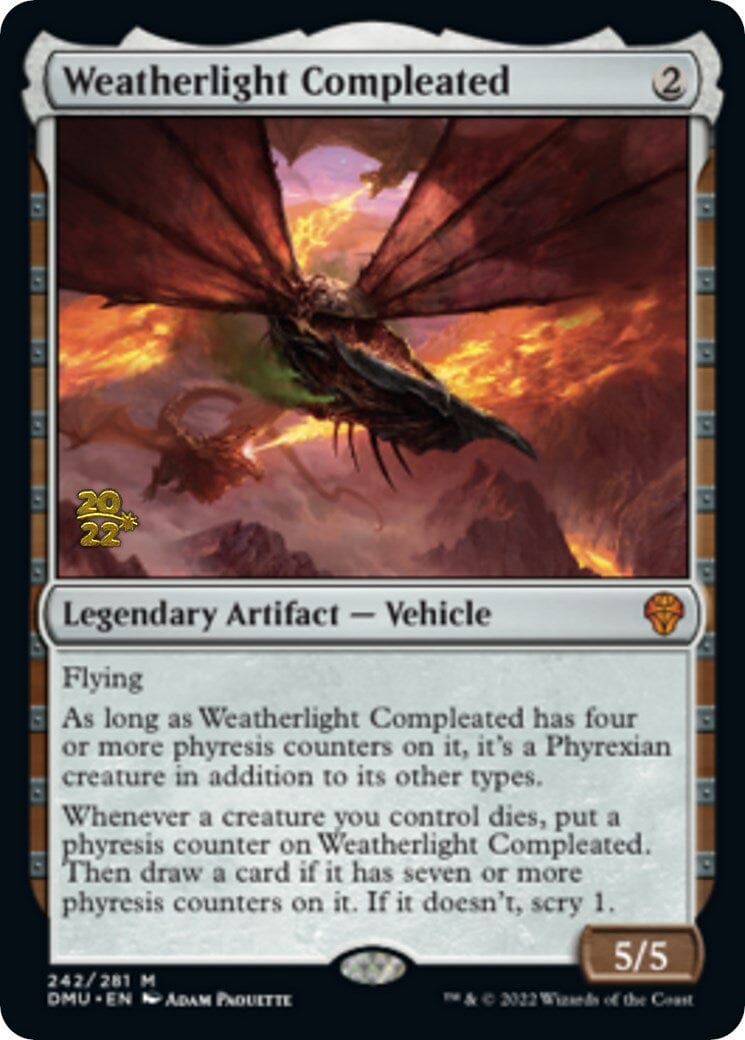 Weatherlight Compleated [Dominaria United Prerelease Promos] MTG Single Magic: The Gathering  | Multizone: Comics And Games