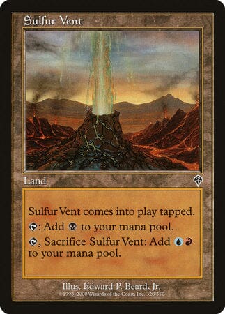Sulfur Vent [Invasion] MTG Single Magic: The Gathering  | Multizone: Comics And Games