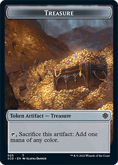 Treasure // Treasure Double-Sided Token [Starter Commander Decks] MTG Single Magic: The Gathering  | Multizone: Comics And Games