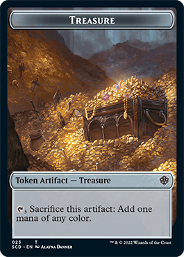 Treasure // Treasure Double-Sided Token [Starter Commander Decks] MTG Single Magic: The Gathering  | Multizone: Comics And Games
