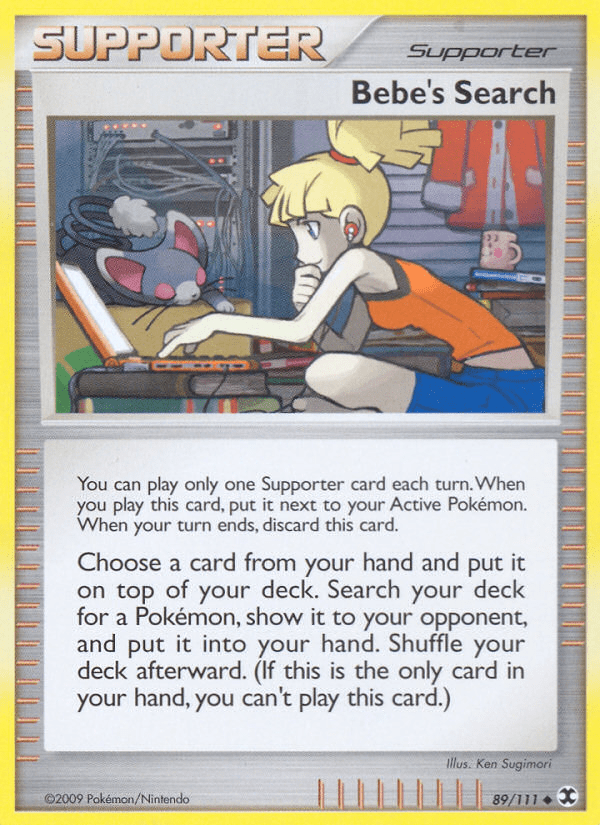 Bebe's Search (89/111) [Platinum: Rising Rivals] Pokemon Single Pokémon  | Multizone: Comics And Games