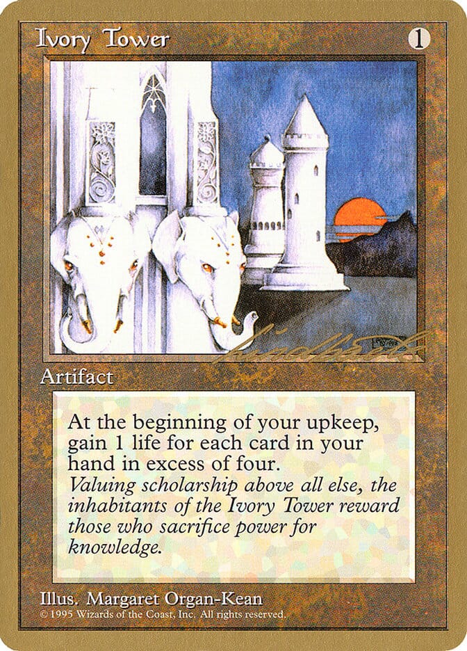 Ivory Tower (Leon Lindback) [Pro Tour Collector Set] MTG Single Magic: The Gathering  | Multizone: Comics And Games