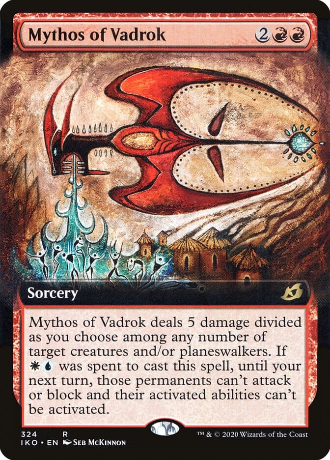 Mythos of Vadrok (Extended Art) [Ikoria: Lair of Behemoths] MTG Single Magic: The Gathering  | Multizone: Comics And Games