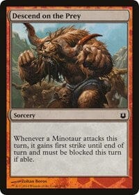 Descend on the Prey [Hero's Path Promos] MTG Single Magic: The Gathering  | Multizone: Comics And Games