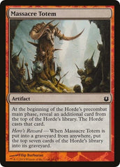 Massacre Totem [Hero's Path Promos] MTG Single Magic: The Gathering  | Multizone: Comics And Games