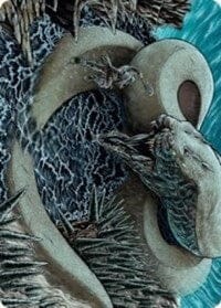Koma, Cosmos Serpent 2 Art Card [Kaldheim: Art Series] MTG Single Magic: The Gathering  | Multizone: Comics And Games
