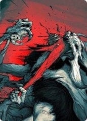 Vorinclex, Monstrous Raider 2 Art Card [Kaldheim: Art Series] MTG Single Magic: The Gathering  | Multizone: Comics And Games