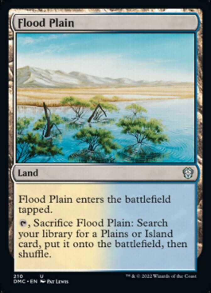 Flood Plain [Dominaria United Commander] MTG Single Magic: The Gathering  | Multizone: Comics And Games