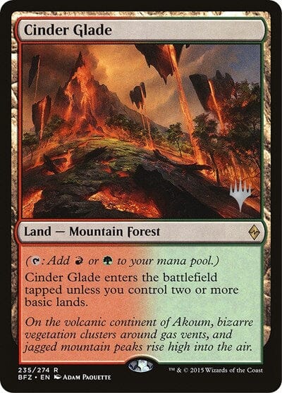Cinder Glade [Promo Pack: Kaldheim] MTG Single Magic: The Gathering  | Multizone: Comics And Games