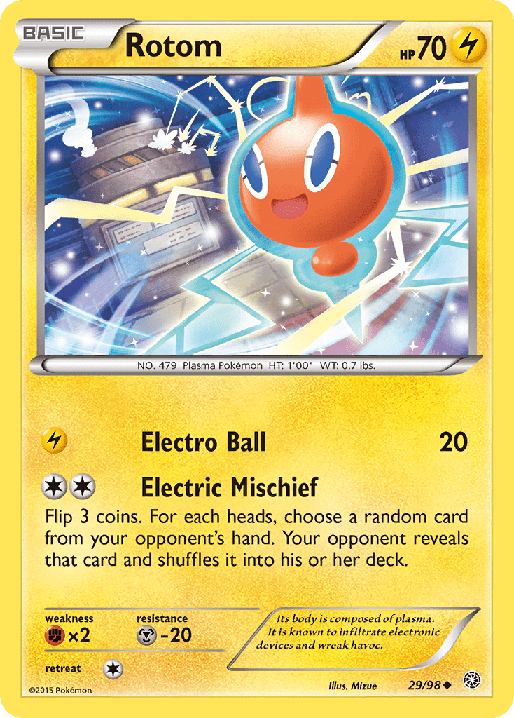 Rotom (29/98) [XY: Ancient Origins] Pokemon Single Pokémon  | Multizone: Comics And Games