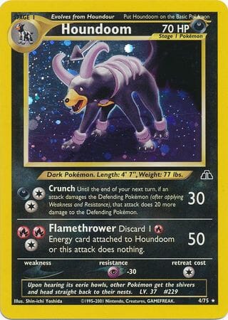 Houndoom (4/75) [Neo Discovery Unlimited] Pokemon Single Pokémon  | Multizone: Comics And Games