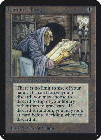 Library of Leng [Limited Edition Alpha] MTG Single Magic: The Gathering  | Multizone: Comics And Games