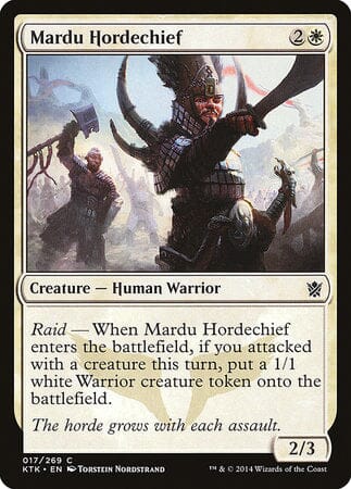 Mardu Hordechief [Khans of Tarkir] MTG Single Magic: The Gathering  | Multizone: Comics And Games