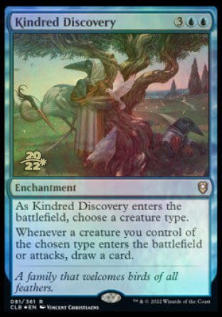 Kindred Discovery [Commander Legends: Battle for Baldur's Gate Prerelease Promos] MTG Single Magic: The Gathering  | Multizone: Comics And Games