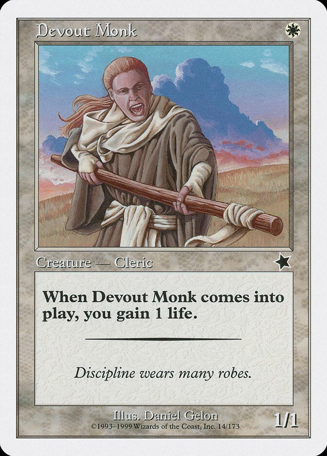 Devout Monk [Starter 1999] MTG Single Magic: The Gathering  | Multizone: Comics And Games
