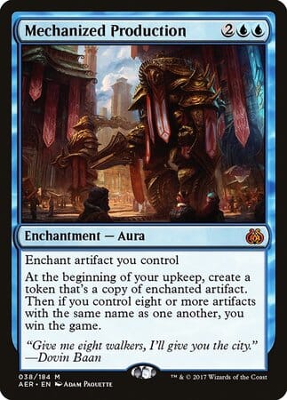 Mechanized Production [Aether Revolt] MTG Single Magic: The Gathering  | Multizone: Comics And Games