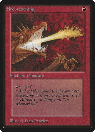Firebreathing [Limited Edition Beta] MTG Single Magic: The Gathering  | Multizone: Comics And Games