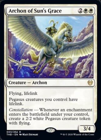 Archon of Sun's Grace [Theros Beyond Death] MTG Single Magic: The Gathering  | Multizone: Comics And Games