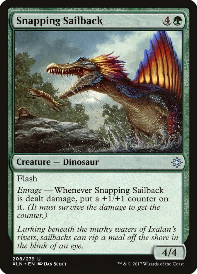 Snapping Sailback [Ixalan] MTG Single Magic: The Gathering  | Multizone: Comics And Games