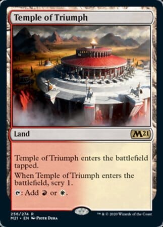 Temple of Triumph [Core Set 2021] MTG Single Magic: The Gathering  | Multizone: Comics And Games