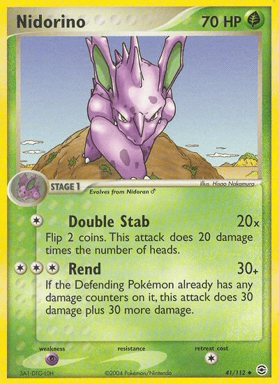 Nidorino (41/112) [EX: FireRed & LeafGreen] Pokemon Single Pokémon  | Multizone: Comics And Games