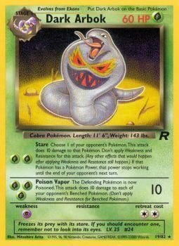 Dark Arbok (19/82) [Team Rocket Unlimited] Pokemon Single Pokémon  | Multizone: Comics And Games