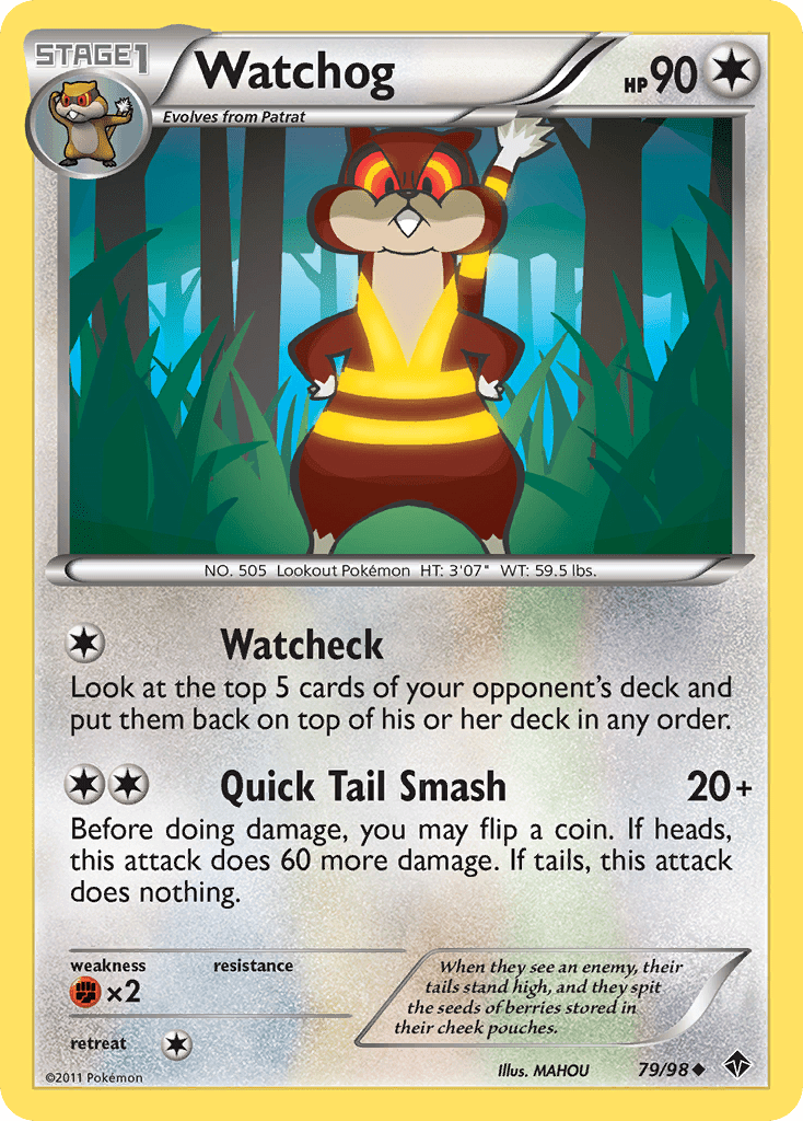 Watchog (79/98) [Black & White: Emerging Powers] Pokemon Single Pokémon  | Multizone: Comics And Games