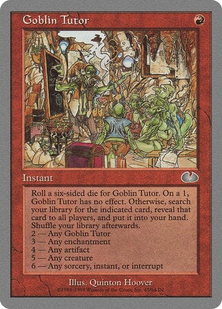 Goblin Tutor [Unglued] MTG Single Magic: The Gathering  | Multizone: Comics And Games