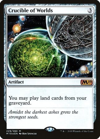 Crucible of Worlds [Core Set 2019 Promos] MTG Single Magic: The Gathering  | Multizone: Comics And Games