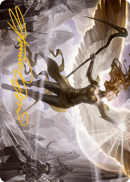 Sigarda's Splendor Art Card (Gold-Stamped Signature) [Innistrad: Midnight Hunt Art Series] MTG Single Magic: The Gathering  | Multizone: Comics And Games