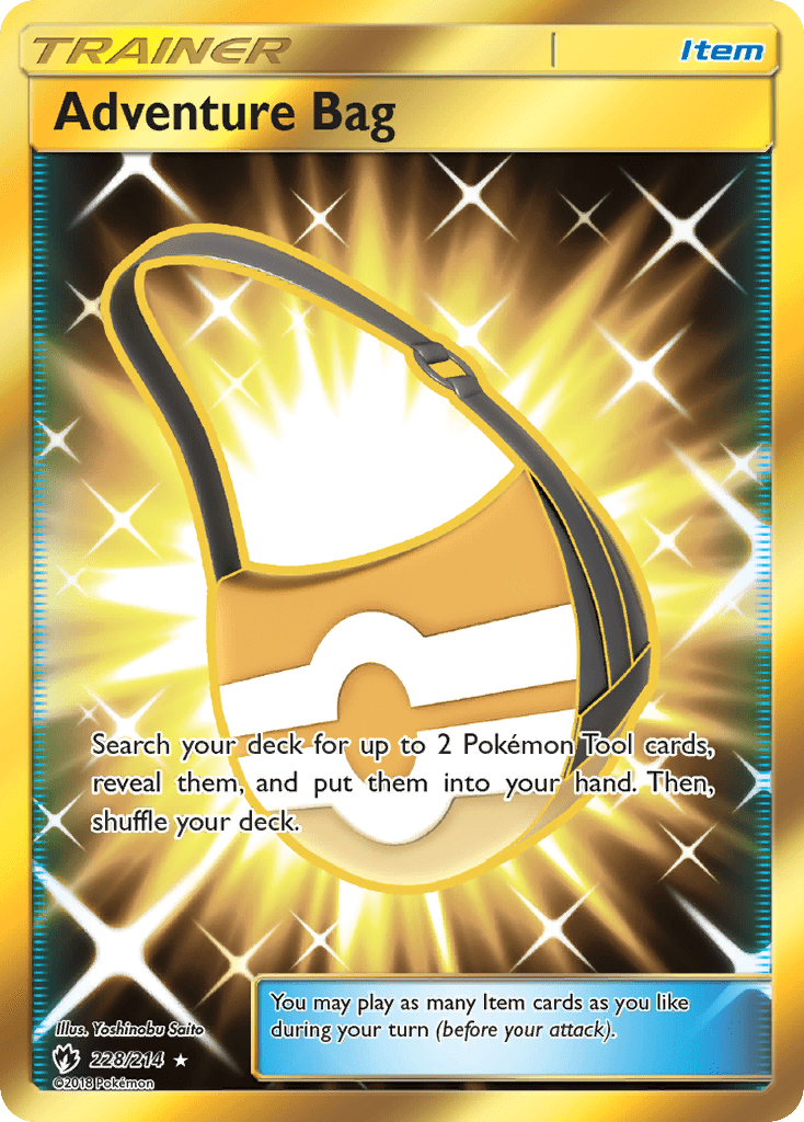 Adventure Bag (228/214) [Sun & Moon: Lost Thunder] Pokemon Single Pokémon  | Multizone: Comics And Games