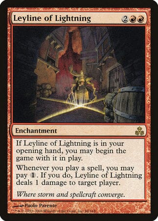 Leyline of Lightning [Guildpact] MTG Single Magic: The Gathering  | Multizone: Comics And Games